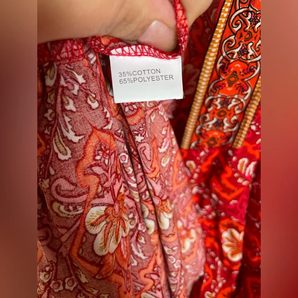 NWT Boho Maxi Wrap Dress - Small/Medium - Picture 7 of 16